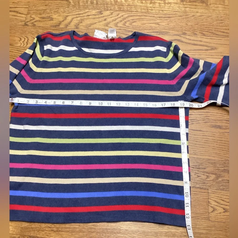 Vintage Villager Sport Mid Weight Sweater from Liz Claiborne Multi. Size Medium